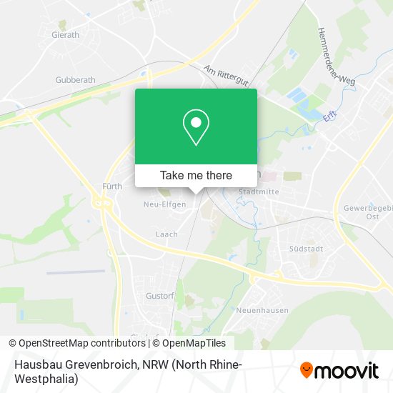 Hausbau Grevenbroich map
