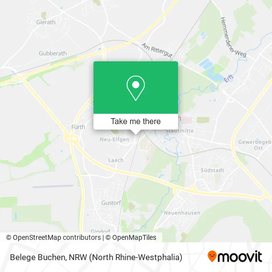 Карта Belege Buchen