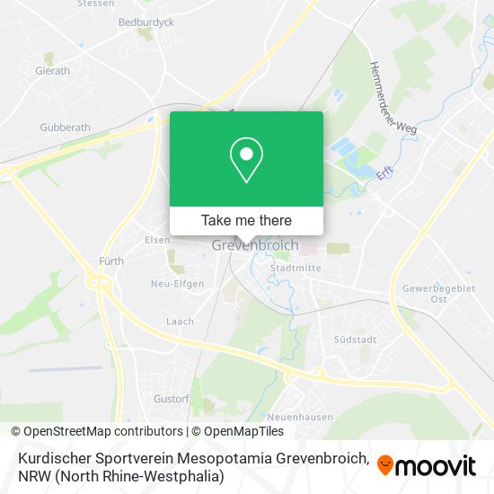 Kurdischer Sportverein Mesopotamia Grevenbroich map