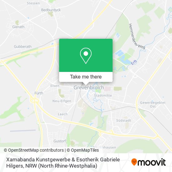Xamabanda Kunstgewerbe & Esotherik Gabriele Hilgers map
