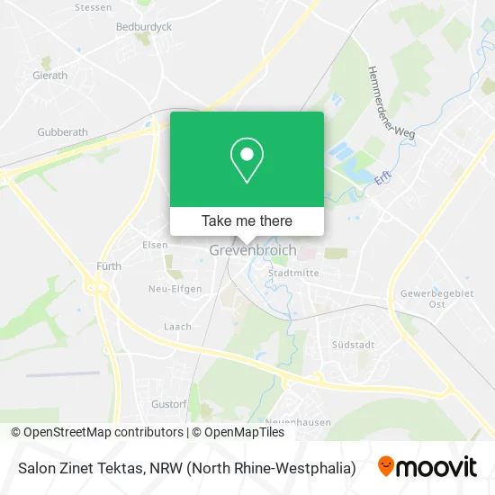 Карта Salon Zinet Tektas