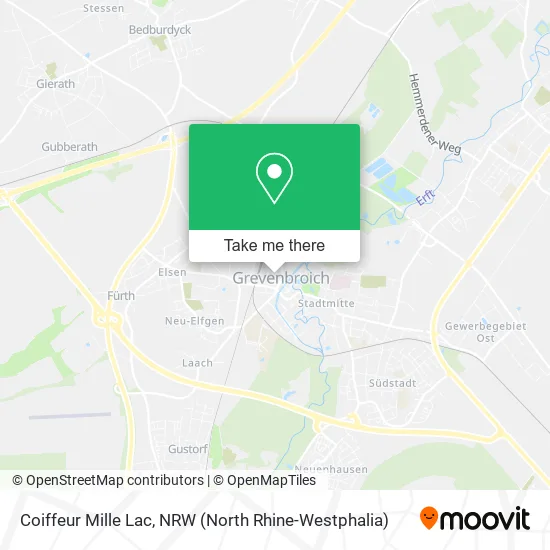 Карта Coiffeur Mille Lac