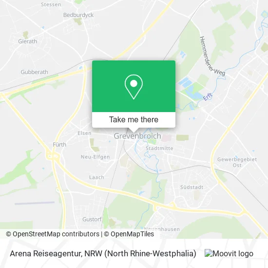 Карта Arena Reiseagentur