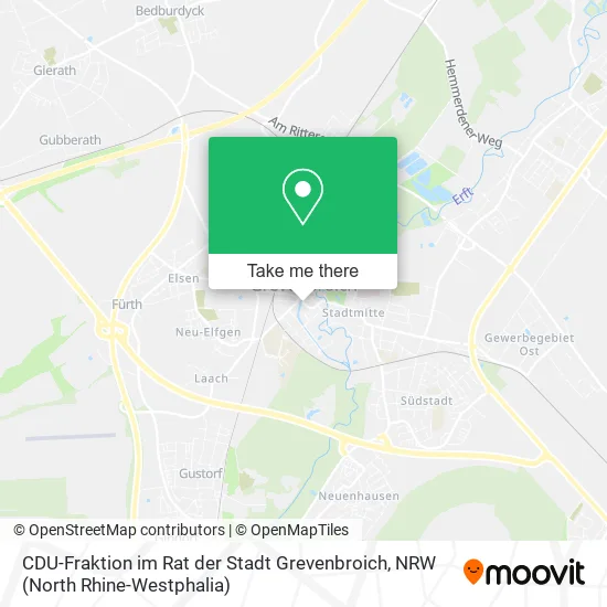 Карта CDU-Fraktion im Rat der Stadt Grevenbroich