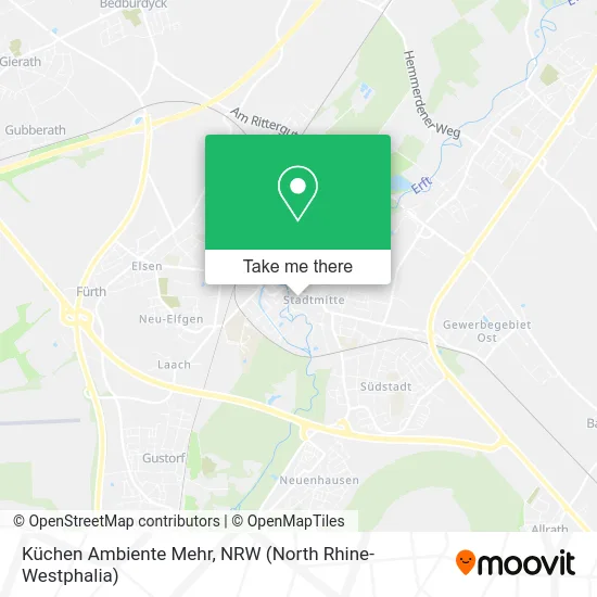 Küchen Ambiente Mehr map