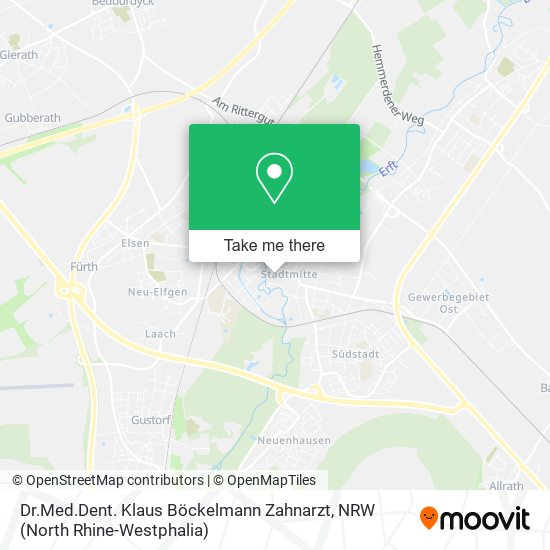 Dr.Med.Dent. Klaus Böckelmann Zahnarzt map
