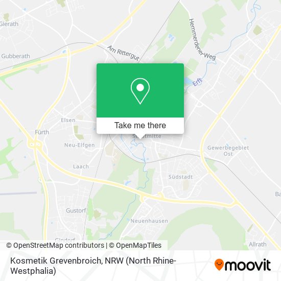 Kosmetik Grevenbroich map