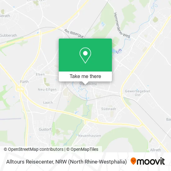 Карта Alltours Reisecenter