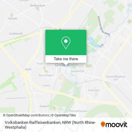 Volksbanken Raiffeisenbanken map