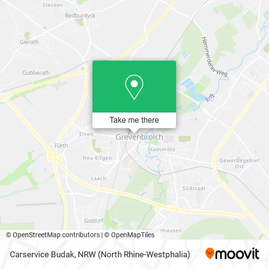 Карта Carservice Budak