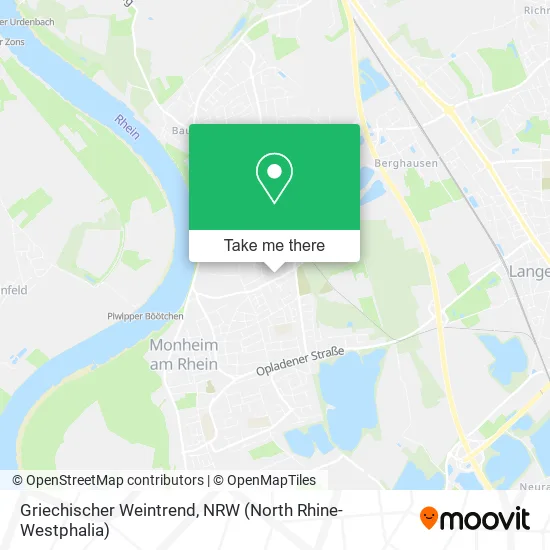 Карта Griechischer Weintrend