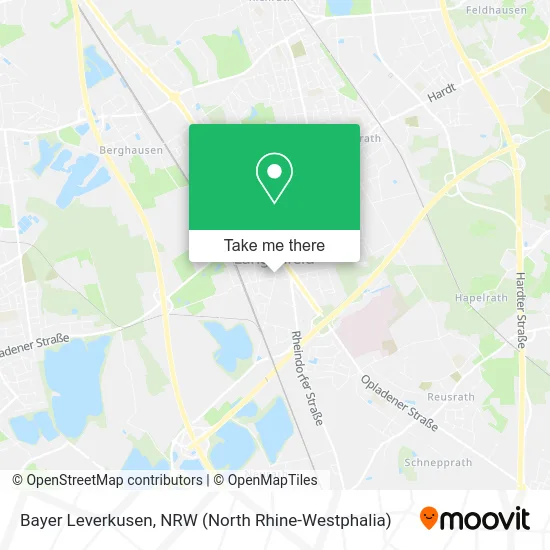 Bayer Leverkusen map