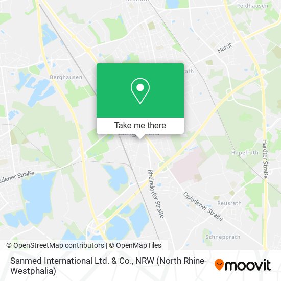 Sanmed International Ltd. & Co. map