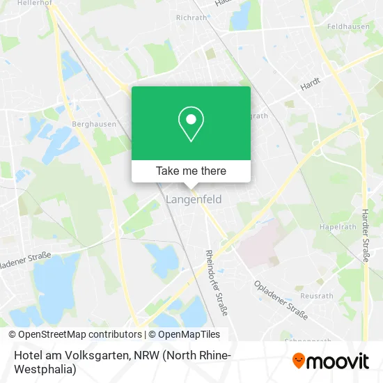 Hotel am Volksgarten map