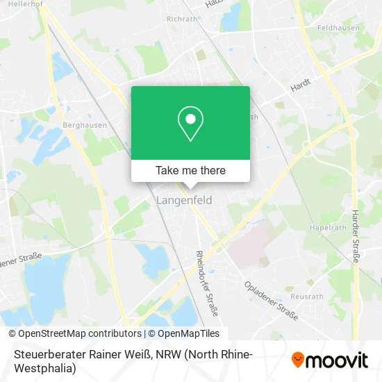 Карта Steuerberater Rainer Weiß