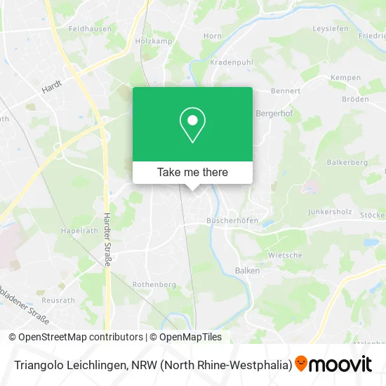 Triangolo Leichlingen map