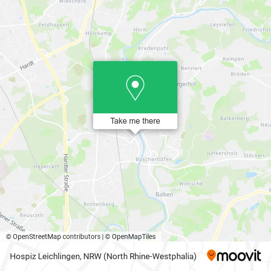 Hospiz Leichlingen map