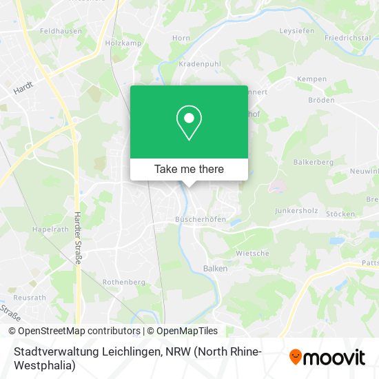 Stadtverwaltung Leichlingen map
