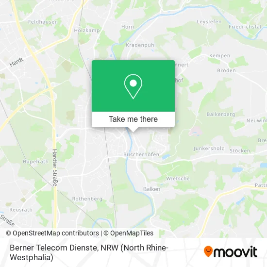 Карта Berner Telecom Dienste