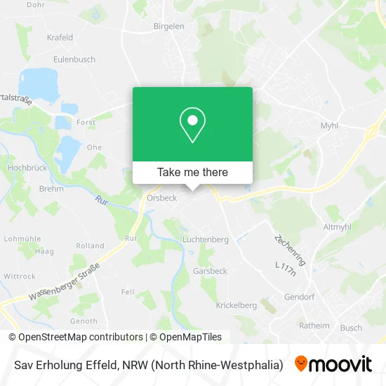 Карта Sav Erholung Effeld