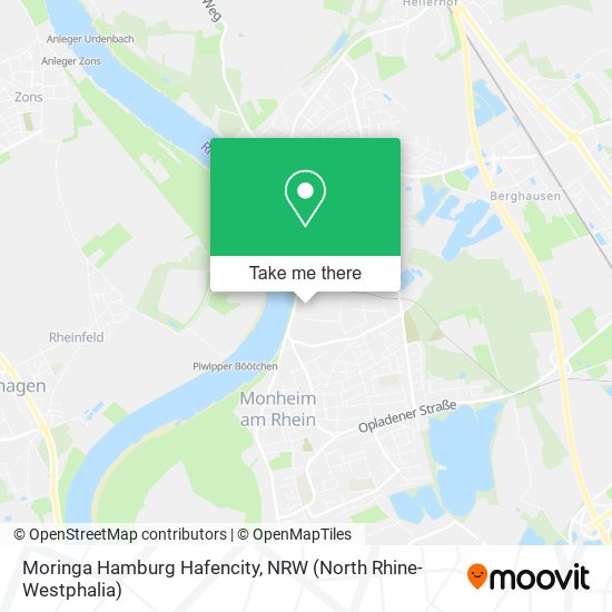 Moringa Hamburg Hafencity map