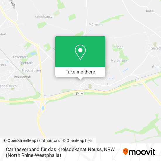 Caritasverband für das Kreisdekanat Neuss map