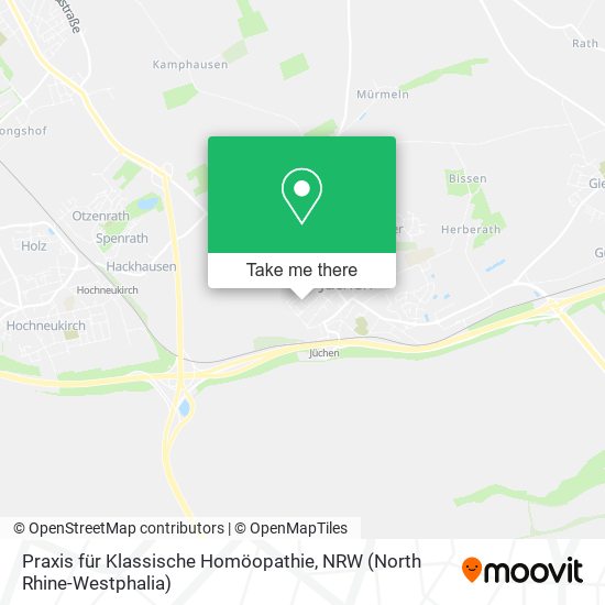 Praxis für Klassische Homöopathie map
