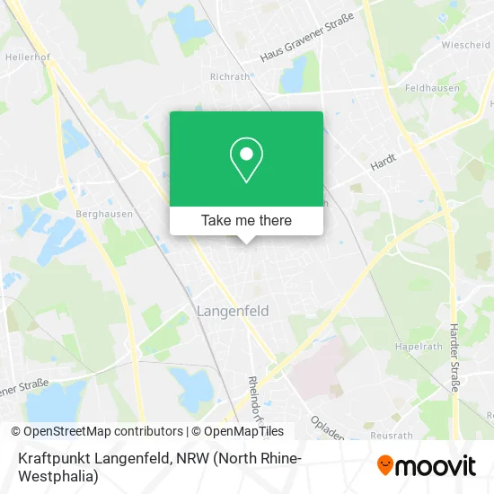 Карта Kraftpunkt Langenfeld