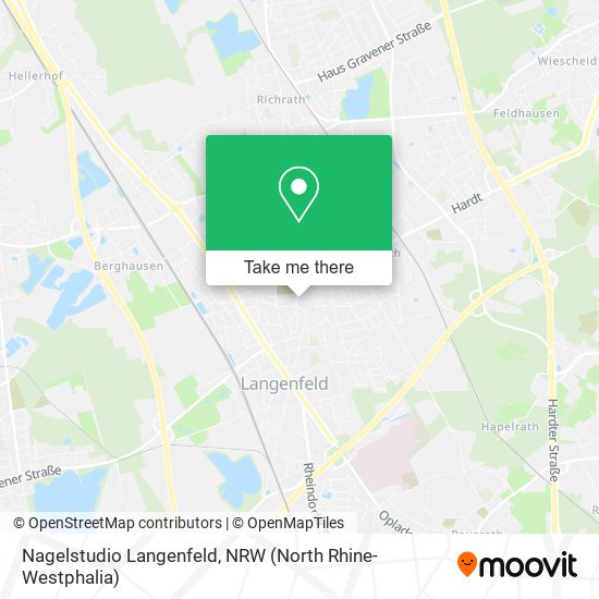 Nagelstudio Langenfeld map