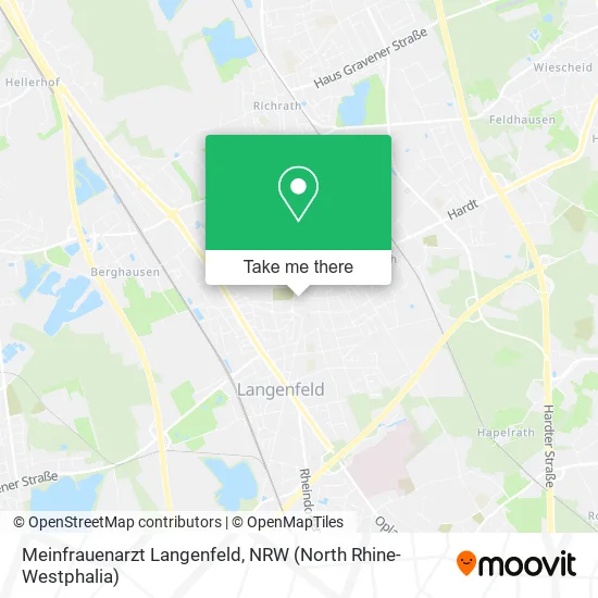 Карта Meinfrauenarzt Langenfeld