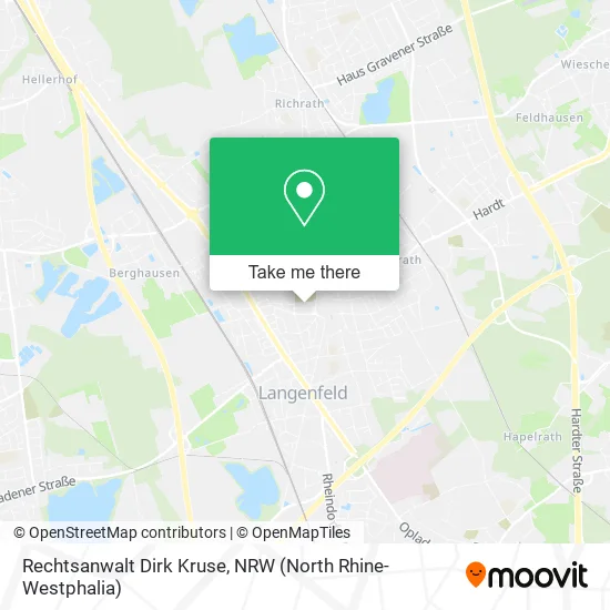Карта Rechtsanwalt Dirk Kruse