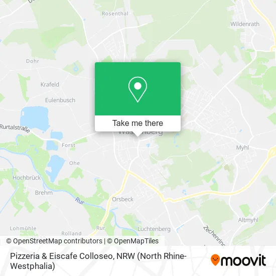 Карта Pizzeria & Eiscafe Colloseo