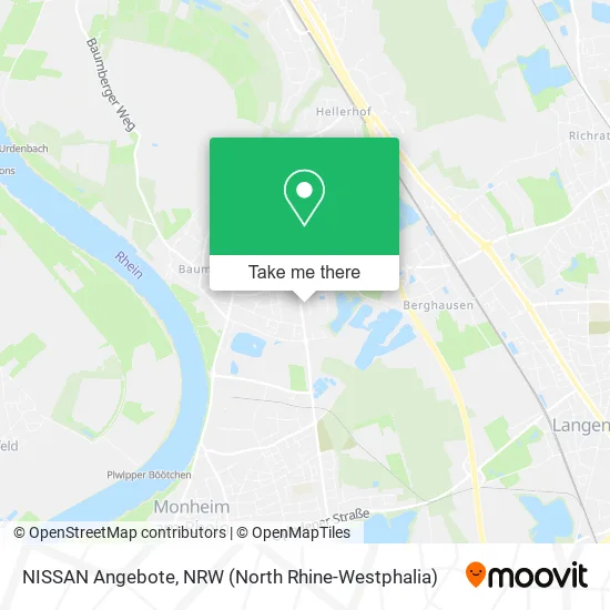 NISSAN Angebote map