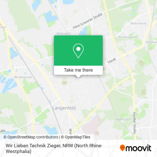 Карта Wir Lieben Technik Zieger