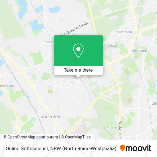 Online Gottesdienst map