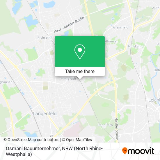 Osmani Bauunternehmer map