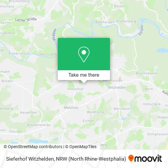 Карта Sieferhof Witzhelden