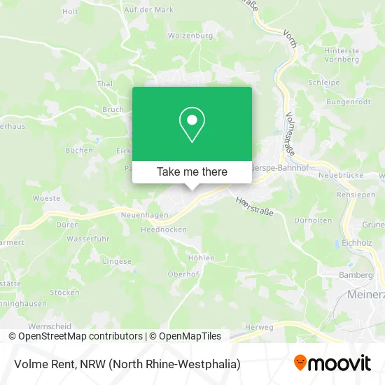 Карта Volme Rent