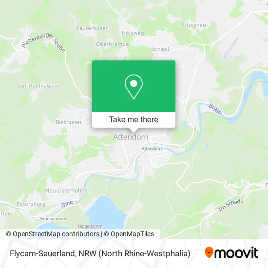 Карта Flycam-Sauerland