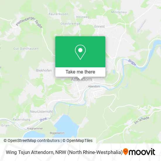 Карта Wing Tsjun Attendorn
