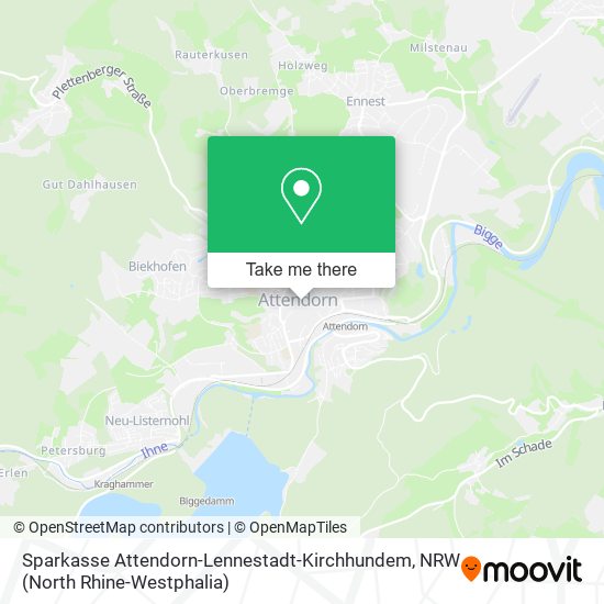 Sparkasse Attendorn-Lennestadt-Kirchhundem map