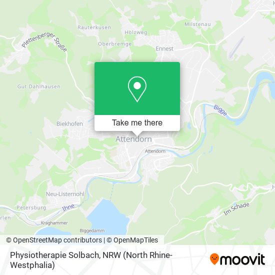 Physiotherapie Solbach map