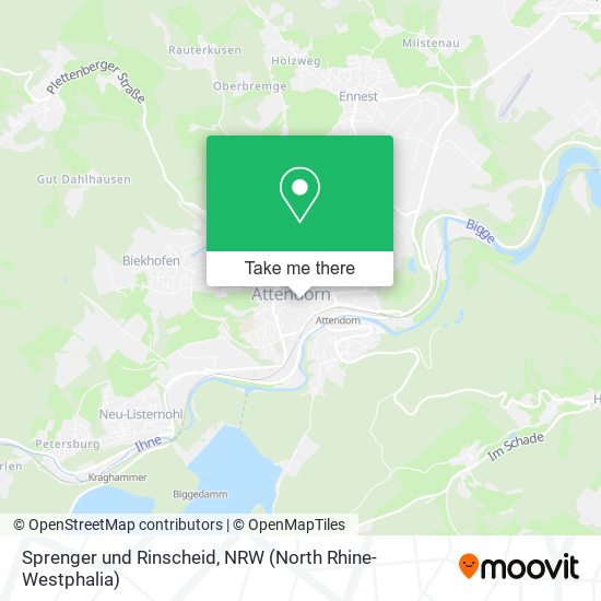 Sprenger und Rinscheid map