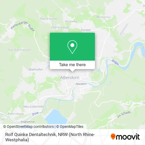 Rolf Quinke Dentaltechnik map
