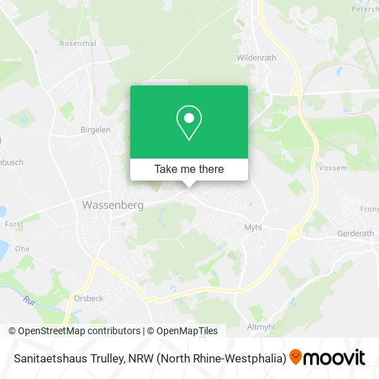 Sanitaetshaus Trulley map