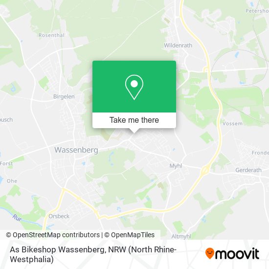 As Bikeshop Wassenberg map