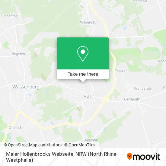 Карта Maler Hollenbrocks Webseite
