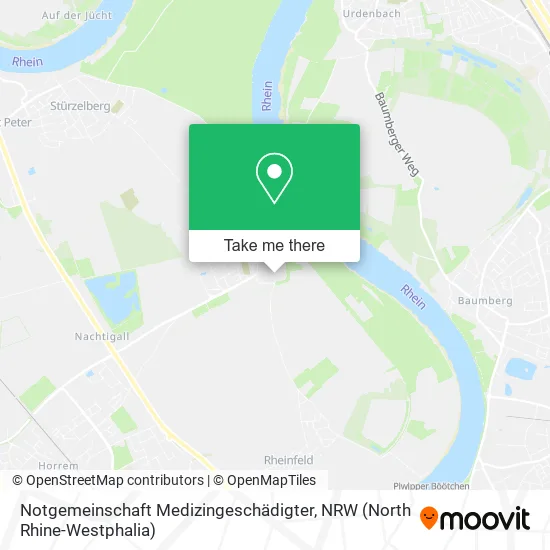 Notgemeinschaft Medizingeschädigter map