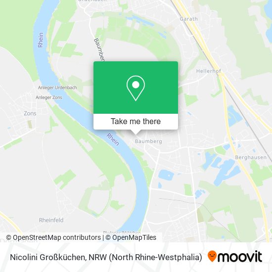 Nicolini Großküchen map