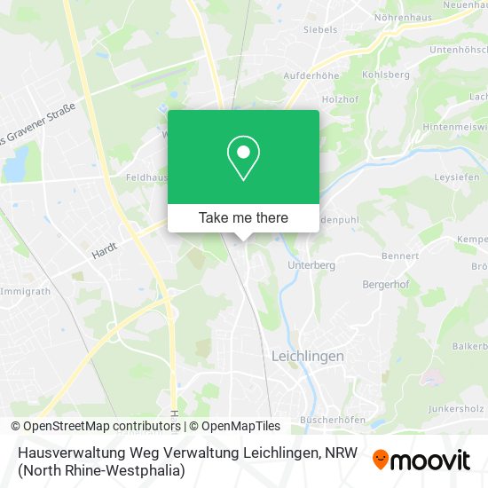 Hausverwaltung Weg Verwaltung Leichlingen map